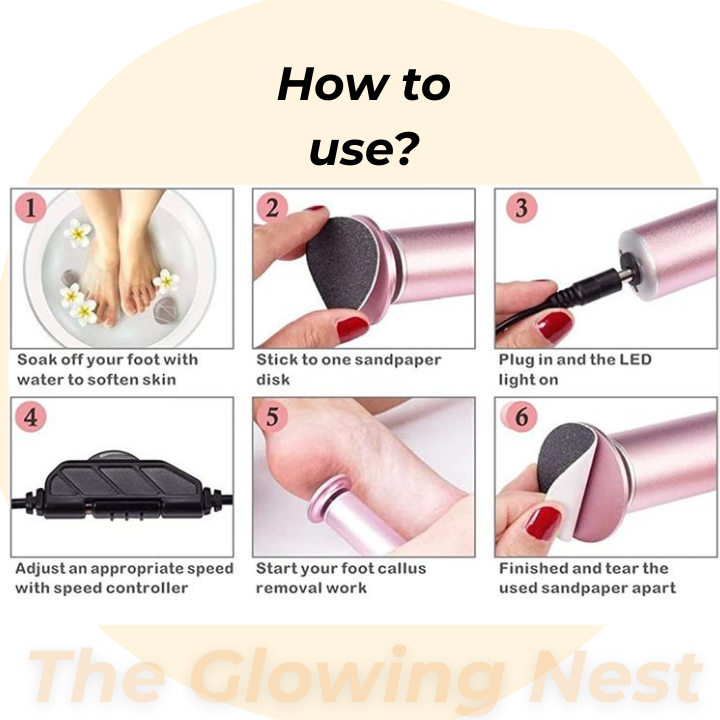 Electric Soft Heel Calus Remover