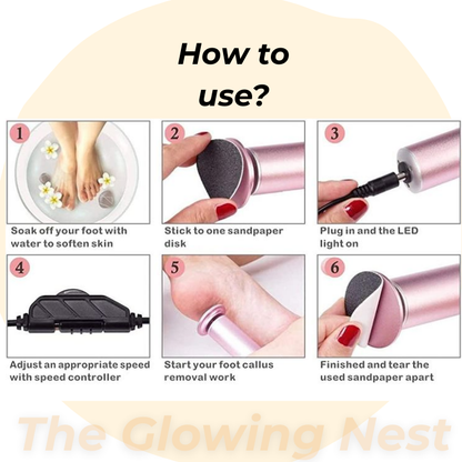 Electric Soft Heel Calus Remover